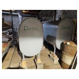 2-DIESEL TANKS & PLUMBING & HOSE NOZEL