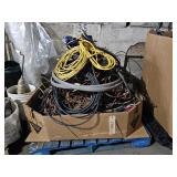 BIN WITH LARGE AMOUNT OF ELECTRICAL WIRE