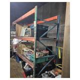 PALLET RACK SYSTEM WITH 2-EXTRA RAILS THATS NOT