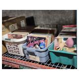 3-TOTES OF LP RECORDS OF VARIETY OF SINGERS