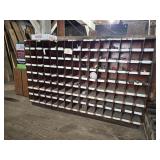 PIGEON HOLE ORG. NO CONTENTS SELLS WITH THIS UNIT