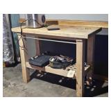 BUTCHER BLOCK TYPE TABLE