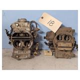 2-HOLLY 4 BARREL CARBS. TO FIT??