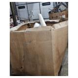 PLASTIC CAPS & OTHER ITEMS IN BIN