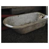CAST CLAW FOOTED BATHTUB