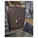 HEAVY FIRE PROOF 2 DOOR CABINET-SAFE STYLE NO