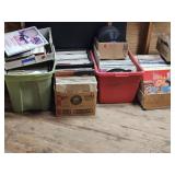 VARIETY OF RECORDS-7 BOXES-NO SHIPPING