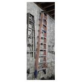 APPROX. 14 FOOT FIBERGLASS LADDER