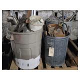 4 TRASHCAN FULL OF SCRAP