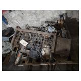 SKID WITH MISC. SCRAP