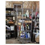 ROLL AROUND STAINLESS STEEL 6 TIER RACK NO