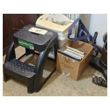 PAPER/BILL SHREADER, STEP STOOL IRONING BOARD