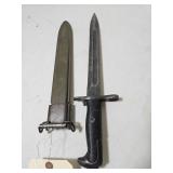 BAYONETTE W/SHEATH MARKED UC UOS