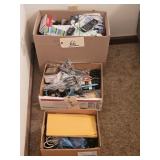 3-BOXES OF MISC. OFFICE/HOUSEHOLD ITEMS