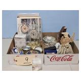 ANNIVERSARY CLOCK, PRAYING HANDS AND