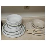 CORELLE DISHES AND BOWLS