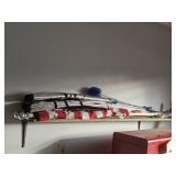 CONTENTS OF SHELF-FLAG/SUN SHIELD/LIQUID WRIENCH