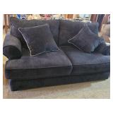 2 CUSHION UPH SOFA - NAVY BLUE