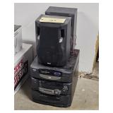 RCA 5 DISC CD PLAYER STEREO W/SPEAKERS