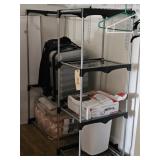 CLOSET ORG. PORTABLE W/BEDDING & ESCAPE LADDER