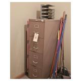 4-DRAWER FILING CABINET/DESKTOP FILE ORGANIZER