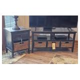PRIMITIVE STYLE END TABLE & COFFEE TABLE-NO