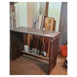 TABLE LEAF MADE INTO STAND-WOOD