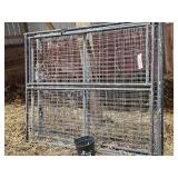 APPROX. 5 FOOT DOG KENNEL PANNELS 4 SECTIONS