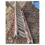 FIBERGLASS EXT. LADDER APPROX. 22 FEET LONG