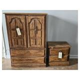 MODERN PINE DRESSER & NIGHT STAND