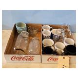 COFFEE CUPS, CANNING JARS