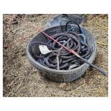 ROUND FEEDER W/SHOW COW SHOW HALTER &LEAD ROPES