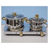 COMMAND PERFORMANCE GOLD ELECTRIC BUFFET SET