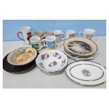 DECORTIVE PLATES/BOWLS, COFFEE CUPS