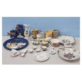 CREAMERS, CHRISTMAN PLATE & NICK-NACKS