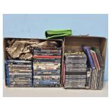 VARIETY OF DVD & CDS