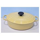 LE CREUSET ENAMELED CAST IRON OVAL DUTCH OVEN