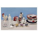 MERRY MUNCH BOWL/CERAMIC HOUSE ORNAMENTS/ROOSTER