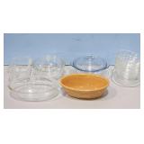 PUMPKIN ORANGE OVAL OVENSERVE 6 INCH DISH & OTHER