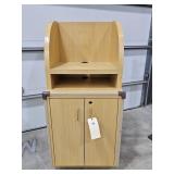 2 DOOR PODIUM CUPBOARD 26X24X56