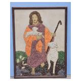 17X22 FRAMED ART GOOD SHEPHERD