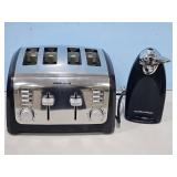 BLACK & DECKER 4 PC TOASTER/ELECT CAN OPENER