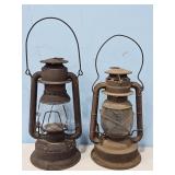 2-EARLY BARN LANTERNS