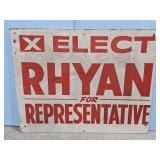 ELECT RHYAN FOR REPRESENTATIVE SIGN 30X24
