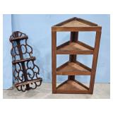 22 INCH AND 27 INCH CORNER WHAT NOT SHELVES