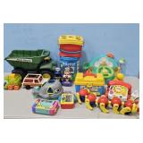 BOX FISHER PRICE TOYS/ PLAYSCHOOL AND OTHER