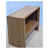 34X13X24 WOOD SHELF