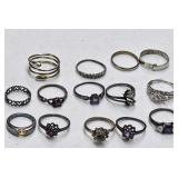 LADIES RINGS-NOT TESTED
