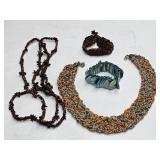 SEAD BEAD TYPE NECKLACES