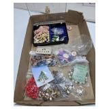 NECKLACES, STICK PIN, EARRINGS